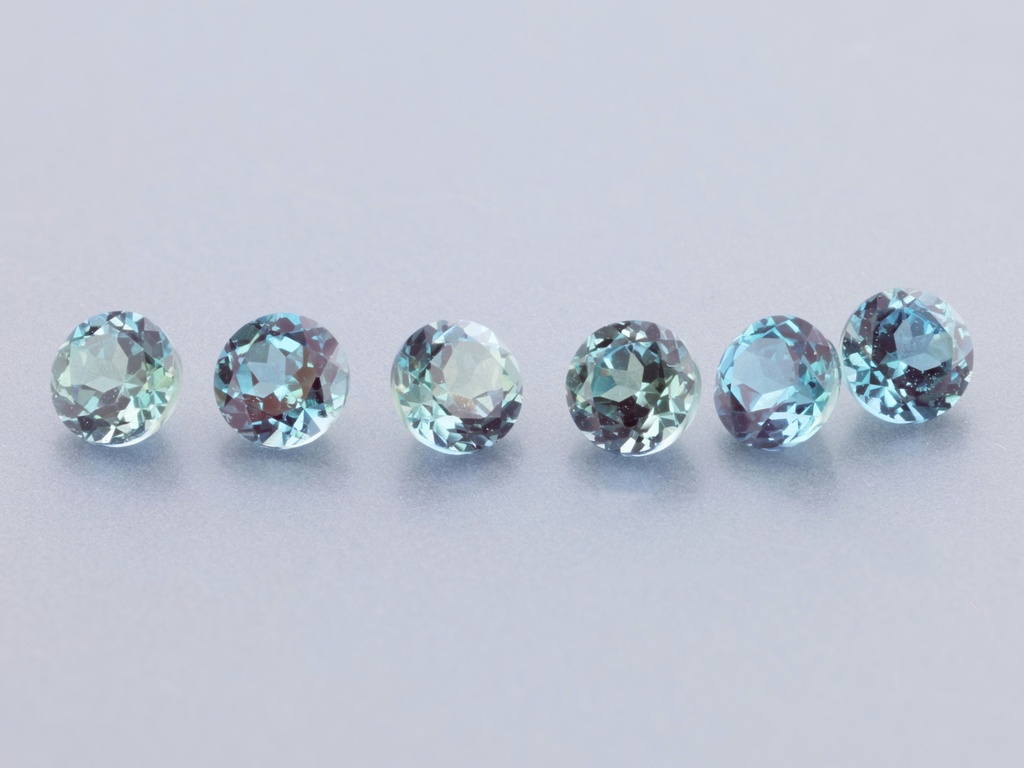 Synthetic Alexandrite Chrysoberyl 2.00mm Round