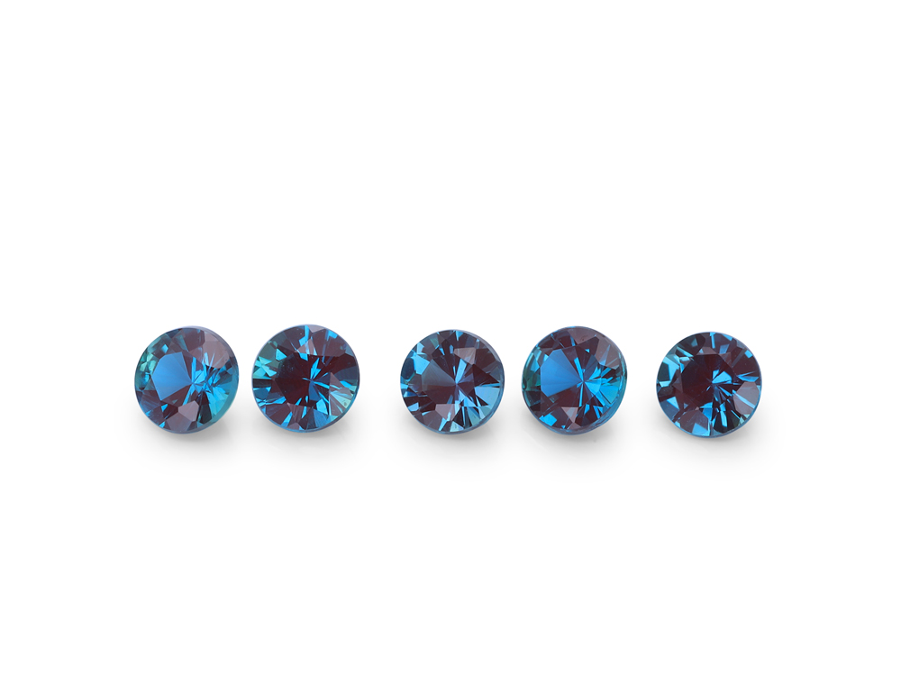 Synthetic Alexandrite Chrysoberyl 2.00mm Round