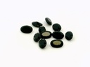 Black Spinel 6x4mm Oval