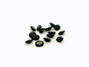 Black Spinel 4x3mm Oval