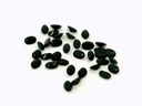 Black Spinel 3x2mm Oval