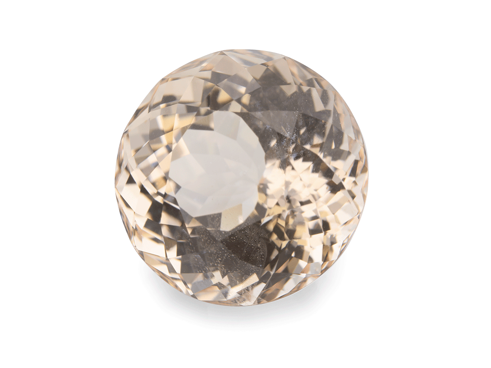 Morganite 12.35mm Round Apricot