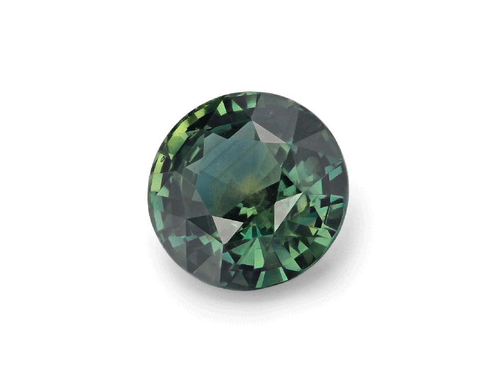 African Sapphire 8.32mm Round Teal UNHEATED