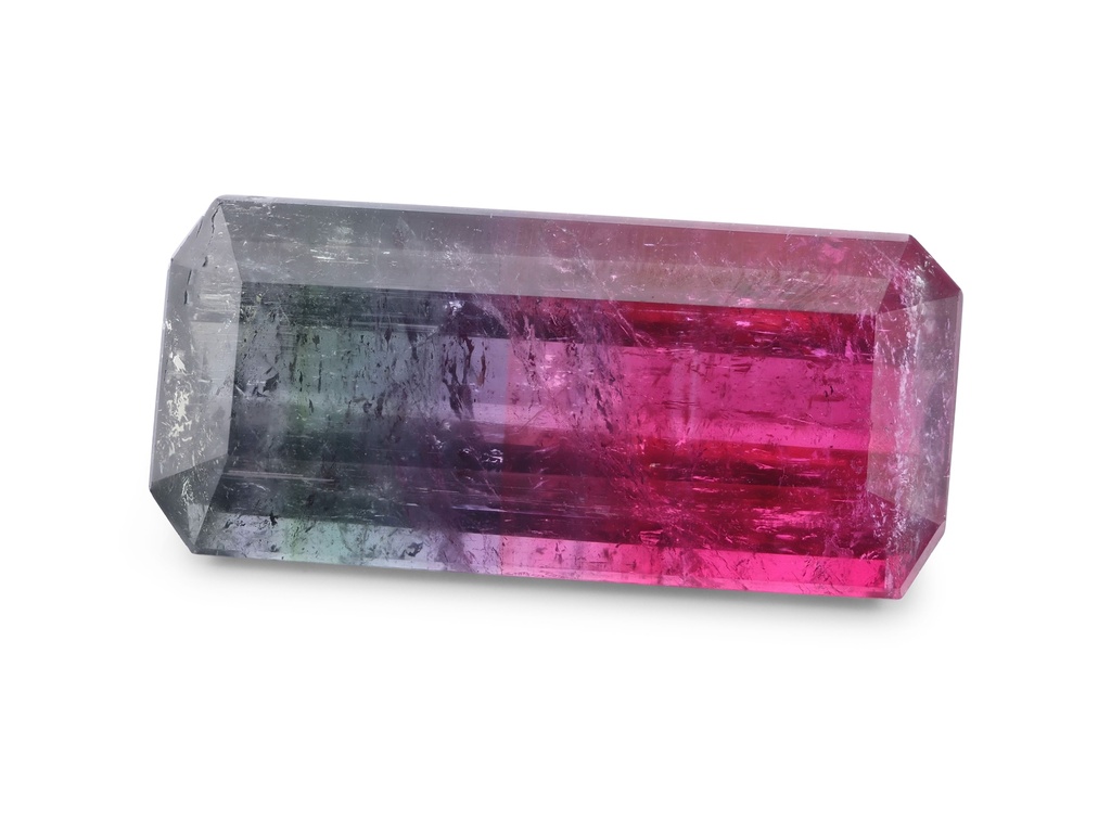 [UMOS2216X1] Tri Colour Tourmaline 22x9.9mm Emerald Cut