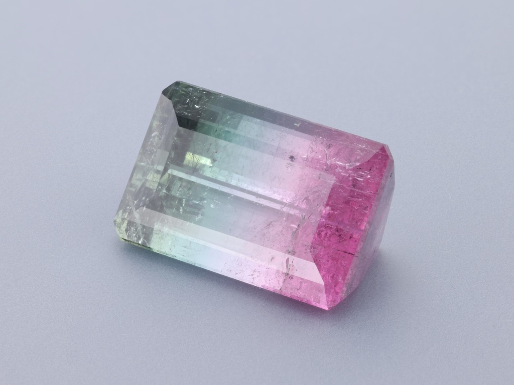 [UMOS1705X8] Watermelon Tourmaline 16.6x10.9mm Emerald Cut