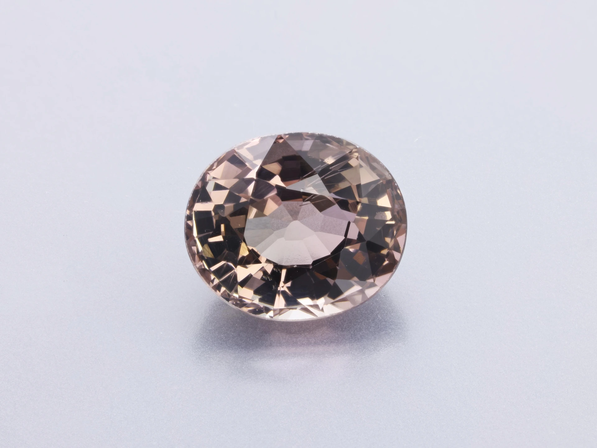 [UMVB0706X1] Peach Tourmaline 7.35x6.25mm Oval