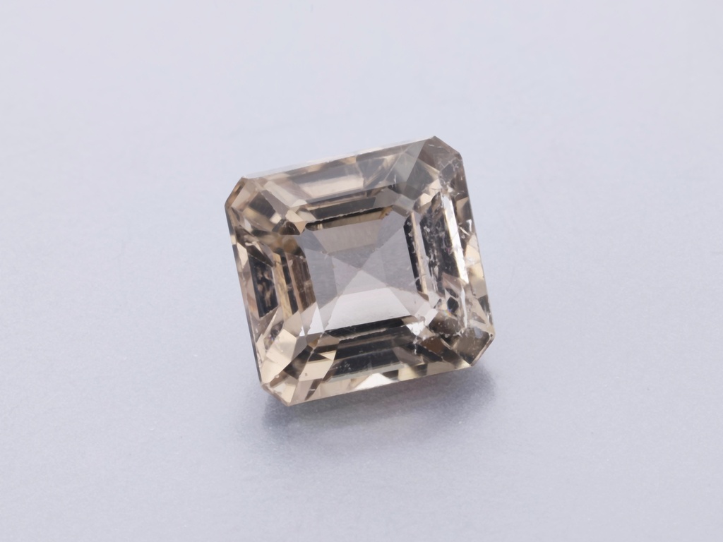 [UOOS0600X1] Brown Tourmaline 6.2x6mm Square Emerald Cut