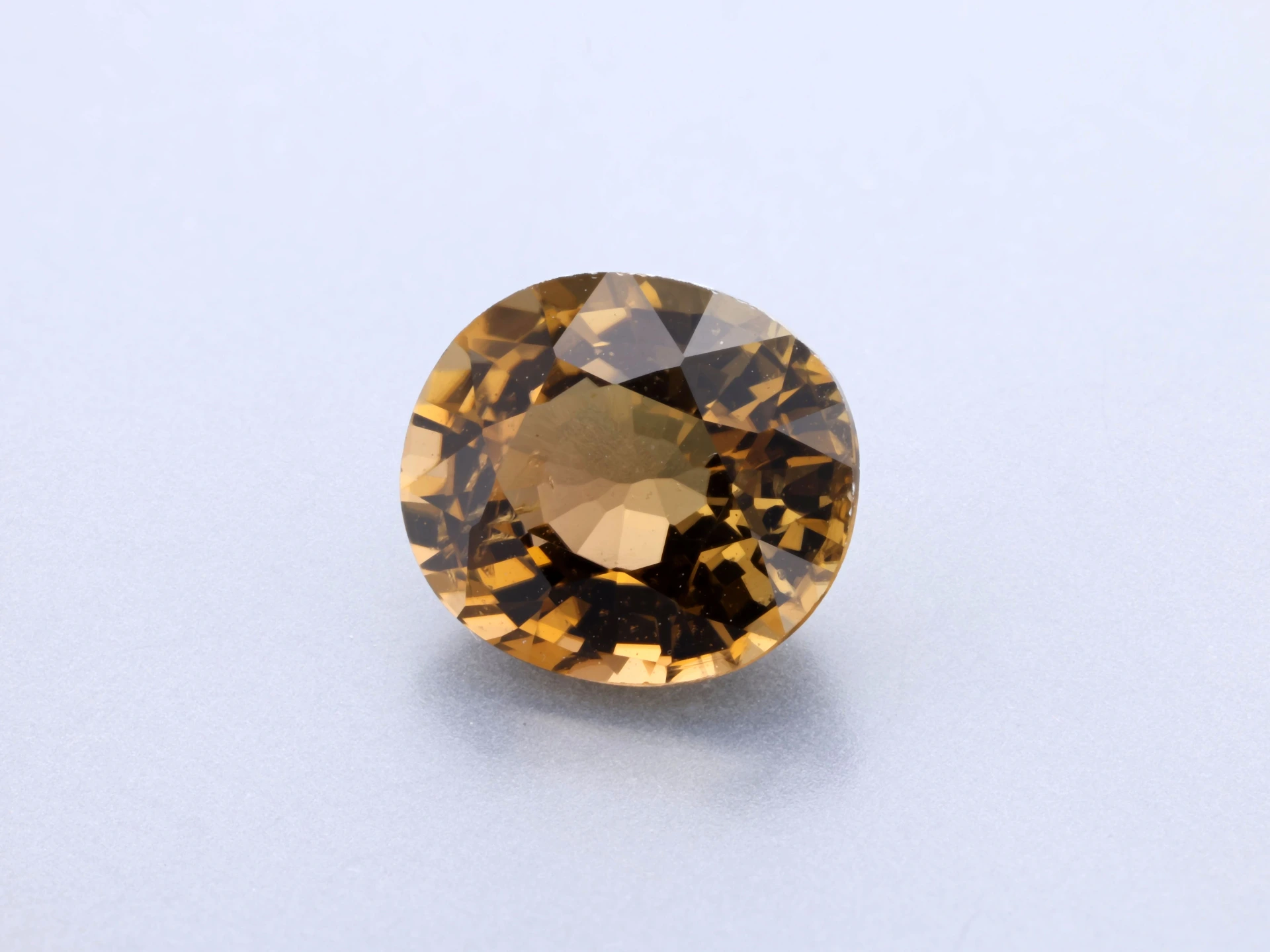 [UOVB0706X2] Brown Tourmaline 7x6.25mm Oval