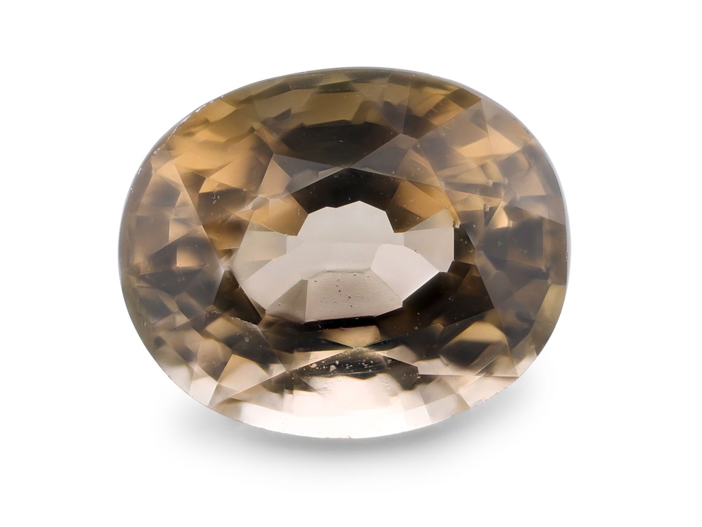 [UOVB0604X2] Brown Tourmaline 6.35x5.2mm Oval