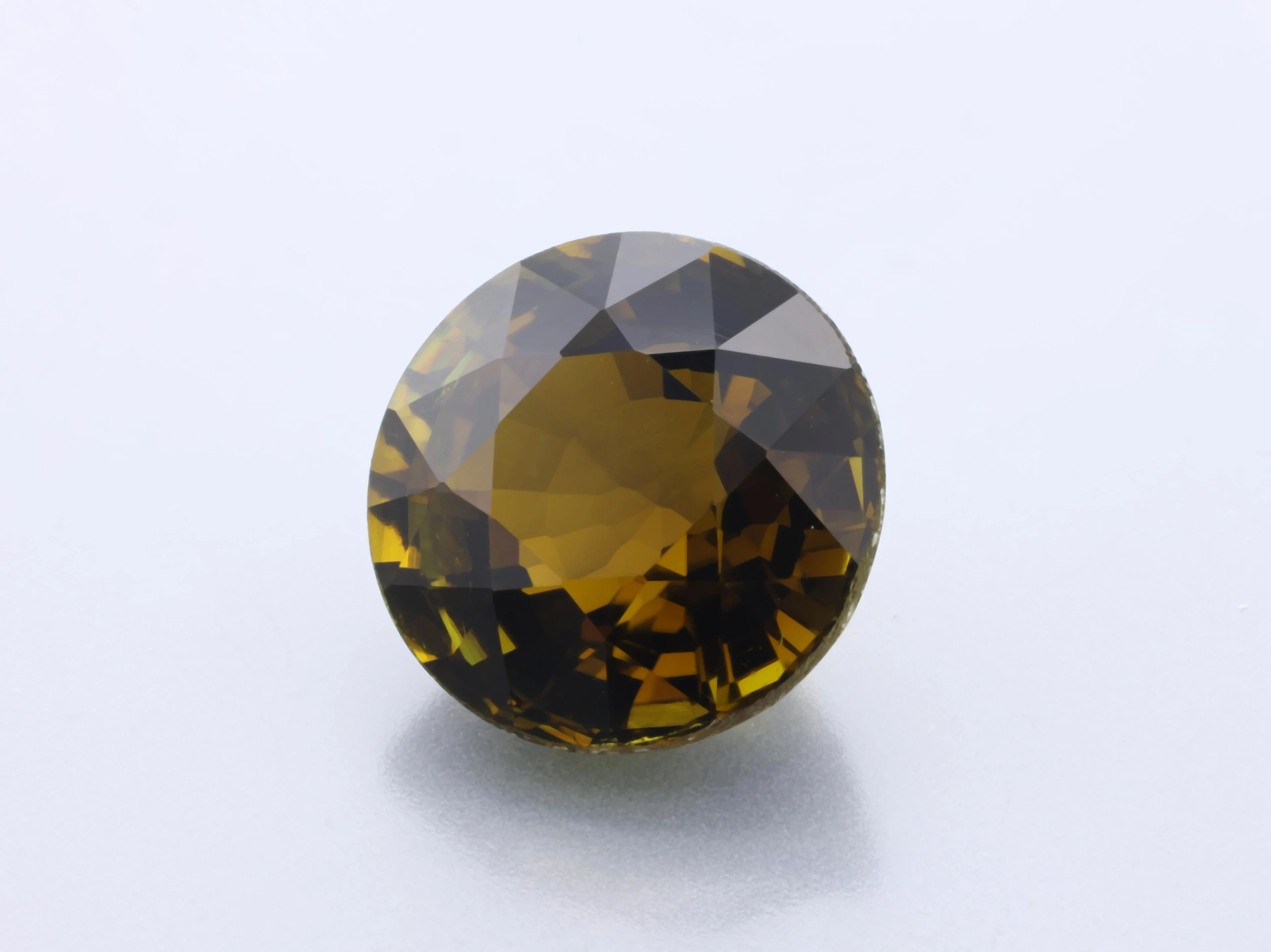 [UORB0800X1] Brown Tourmaline 8.15mm Round