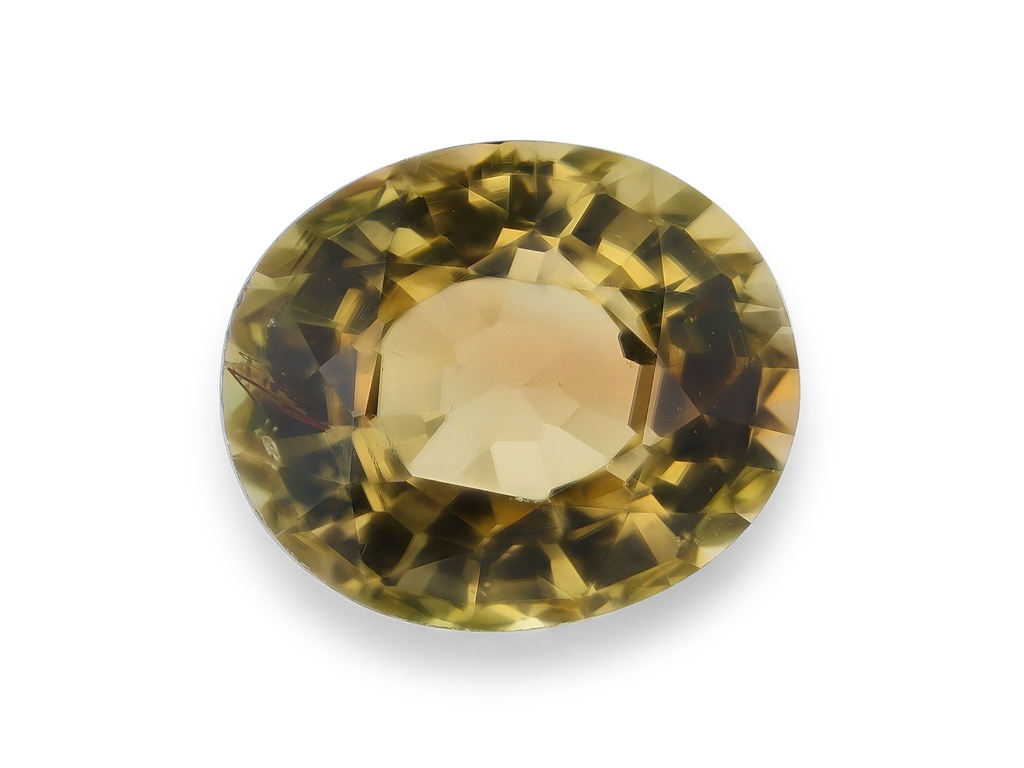 [UYVB0706X1] Yellow Tourmaline 7.1x6.45mm Oval