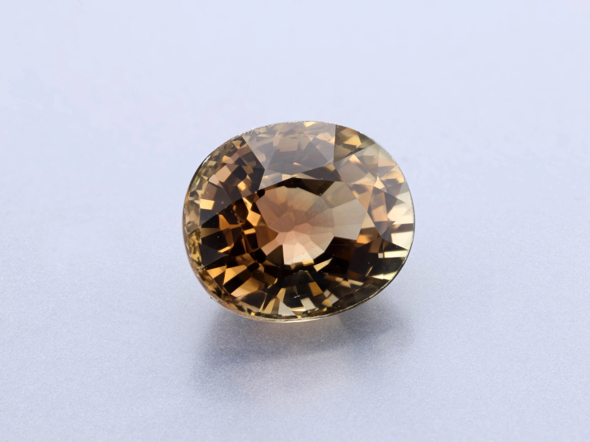 [UOVB0806X3] Brown Tourmaline 7.9x6.7mm Oval