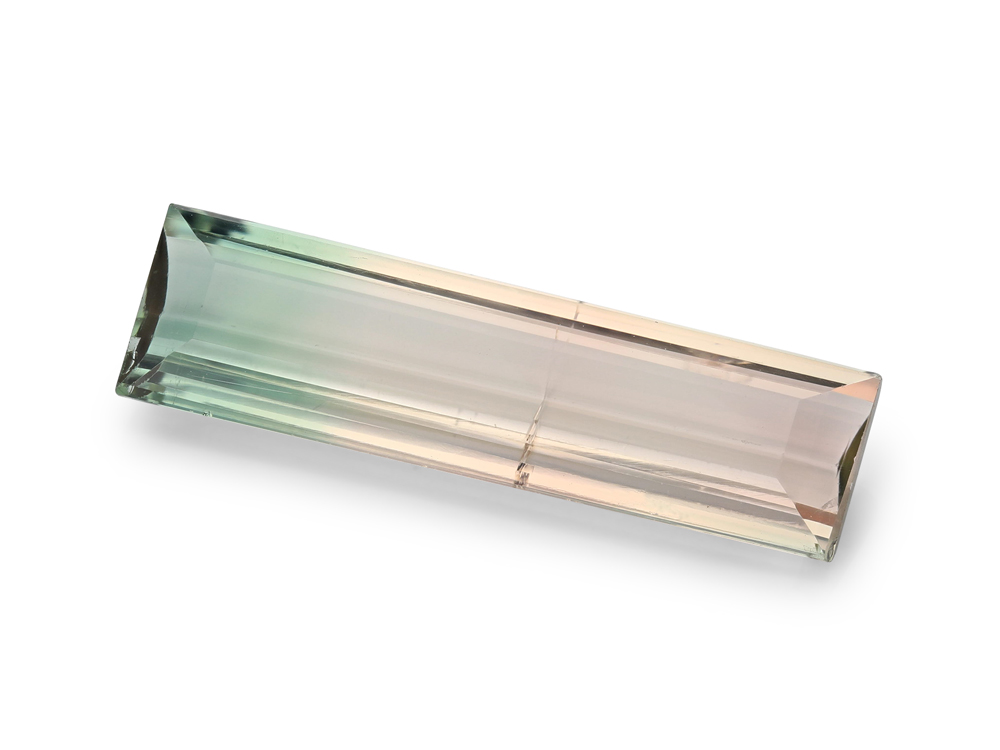 [UMBS2008X1] Bi Colour Tourmaline 19.9x5.6mm Baguette