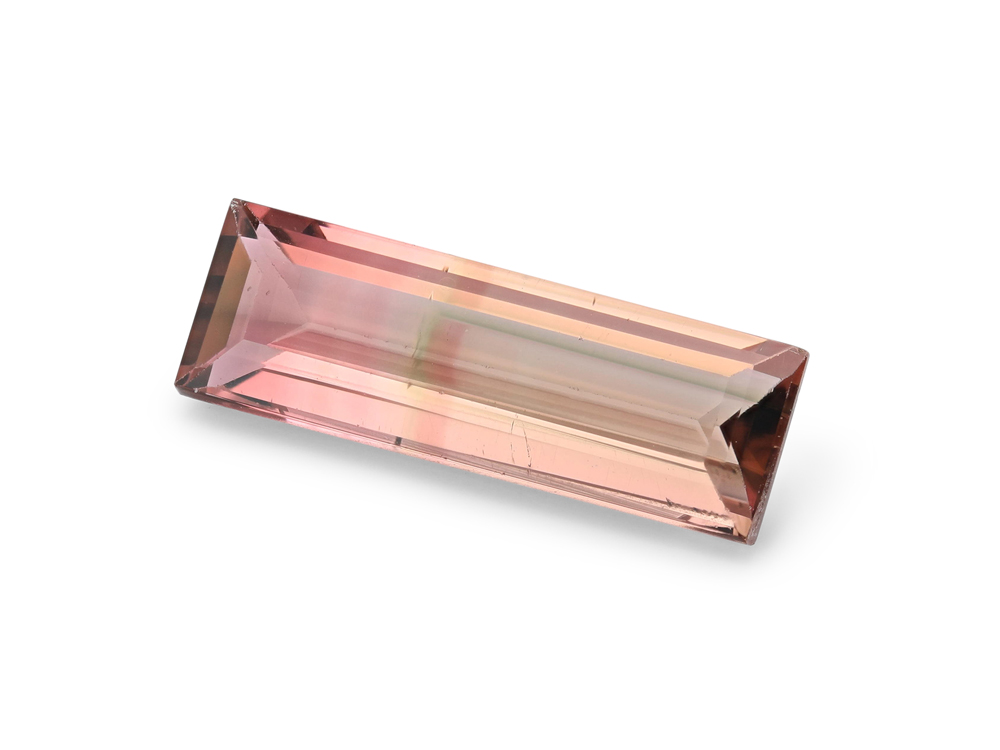[UMBS1407X2] Bi Colour Tourmaline 14x4.7mm Baguette