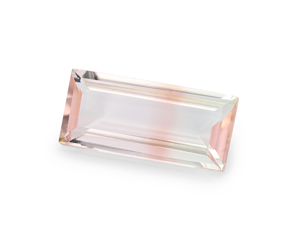 [UMBS1005X1] Bi Colour Tourmaline 10.4x4.7mm Baguette
