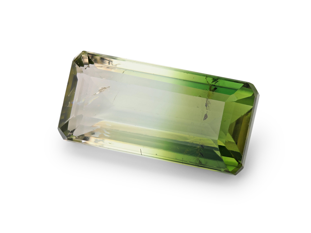 [UMOS1507X1] Tri Colour Tourmaline 15x7.3mm Emerald Cut
