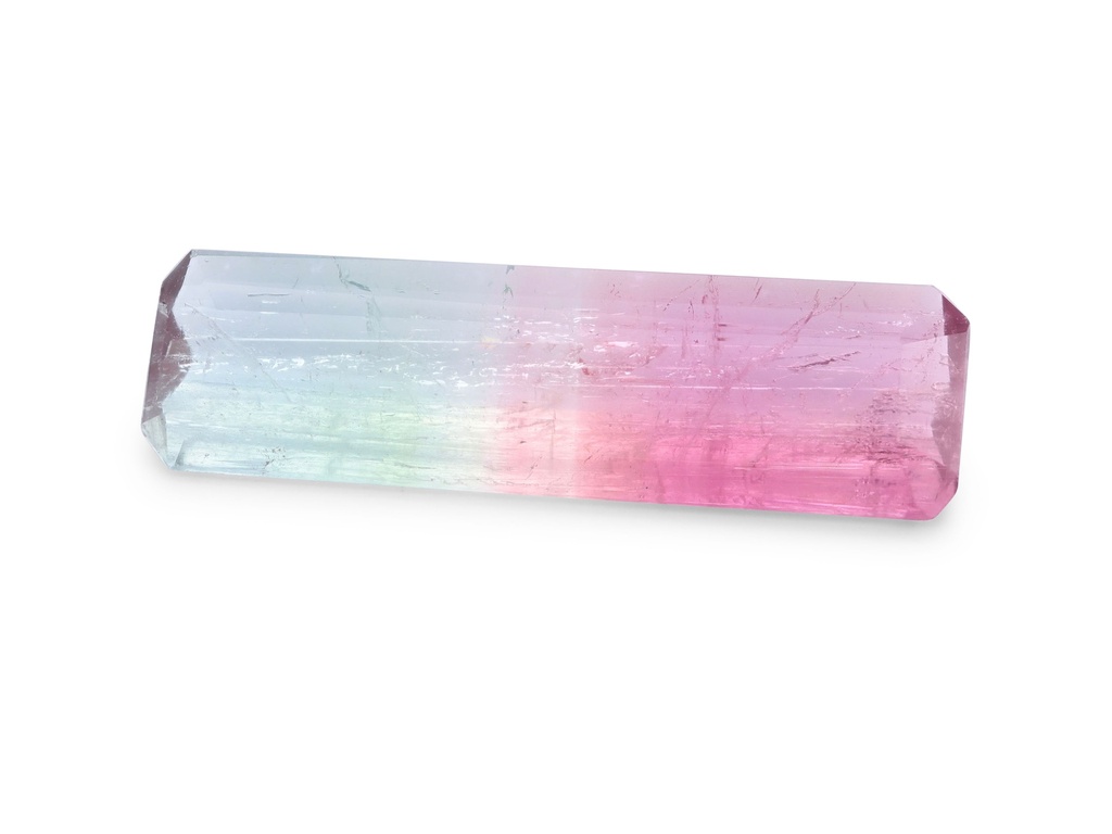 [UMOS2008X1] Bi Colour Tourmaline 19.8x5.8mm Emerald Cut