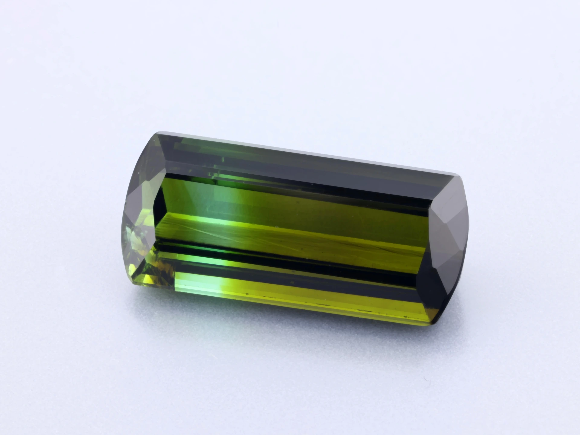 [UMBF1306X1] Bi Colour Tourmaline 12.7x5.7mm Fancy Baguette