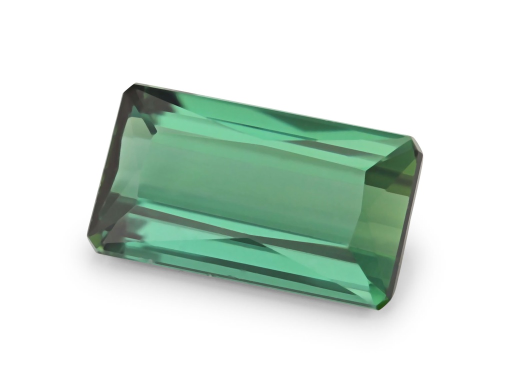 [UMOS0905X2] Teal Tourmaline 9.1x5.1mm Emerald Cut
