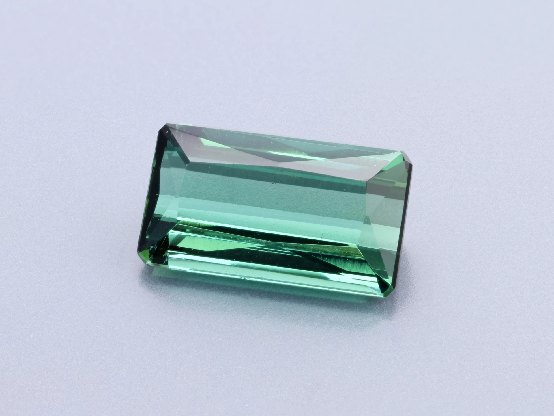 [UMOS0905X2] Teal Tourmaline 9.1x5.1mm Emerald Cut