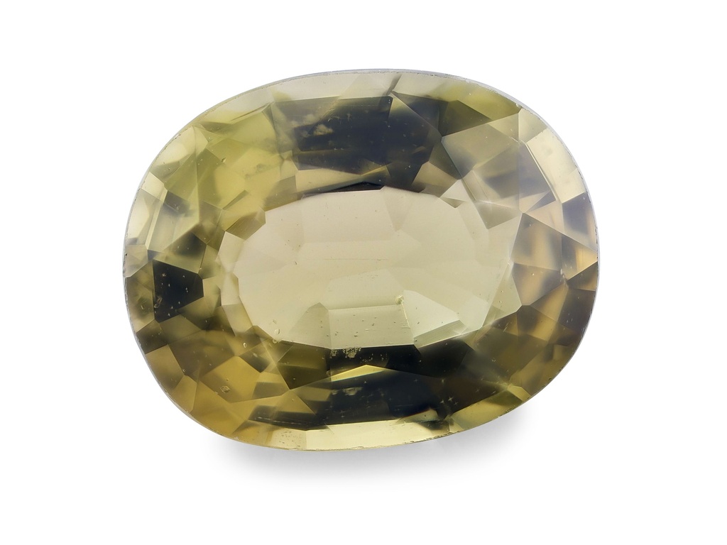 [UGVB0907X5] Green Tourmaline 9.5x6.4mm Oval
