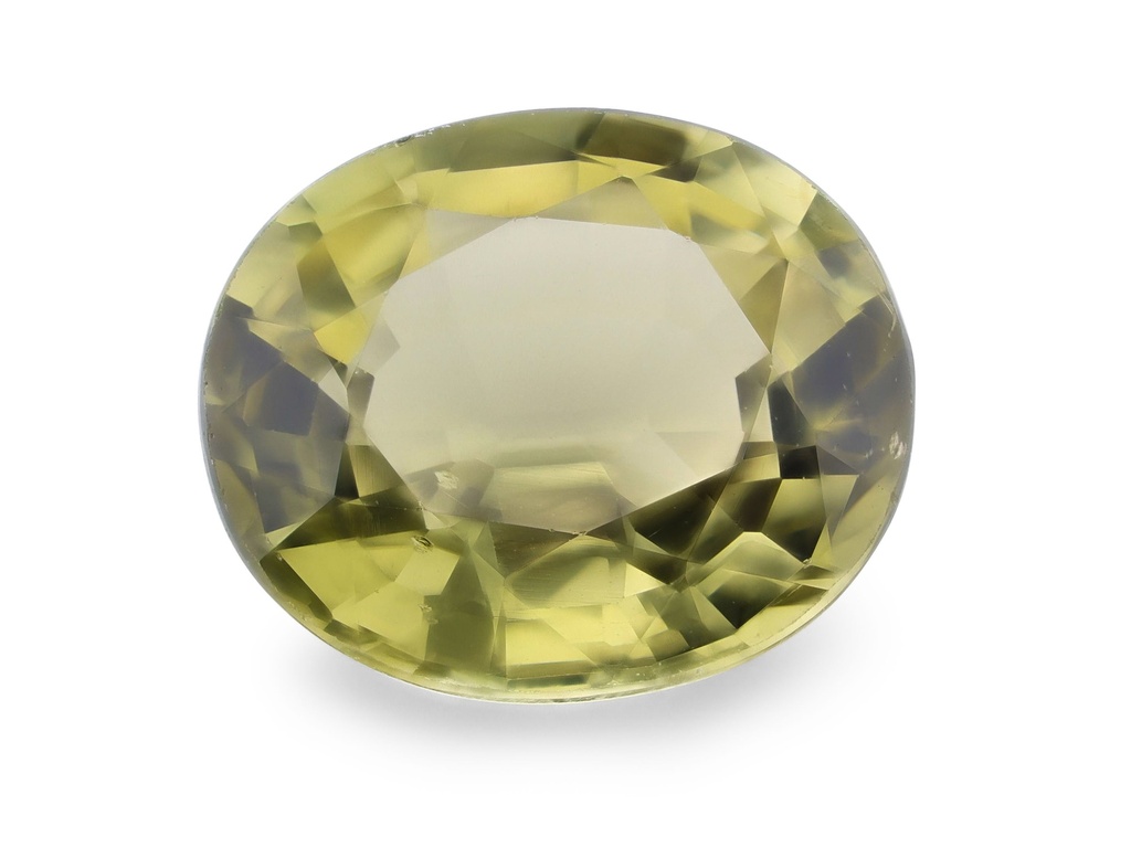 [UGVB0706X9] Green Tourmaline 7.5x6.4mm Oval