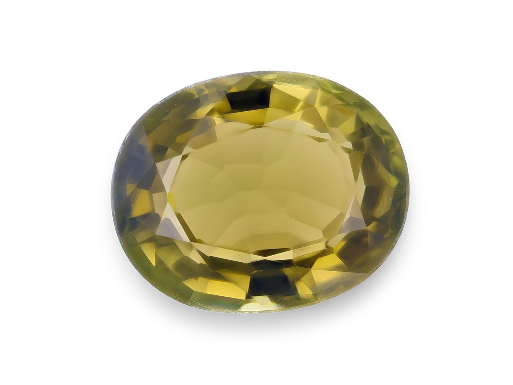 [UGVB1008X3] Tourmaline 10.1x8.1mm Oval Olive Green