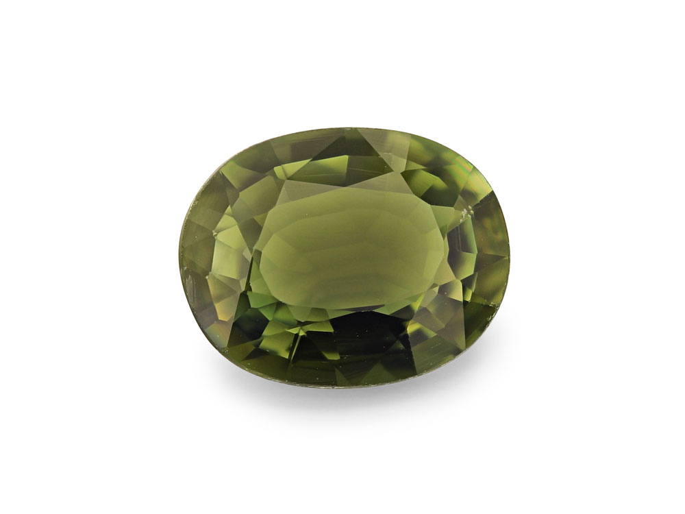 [UGVB0706X4] Green Tourmaline 7.5x5.9mm Oval