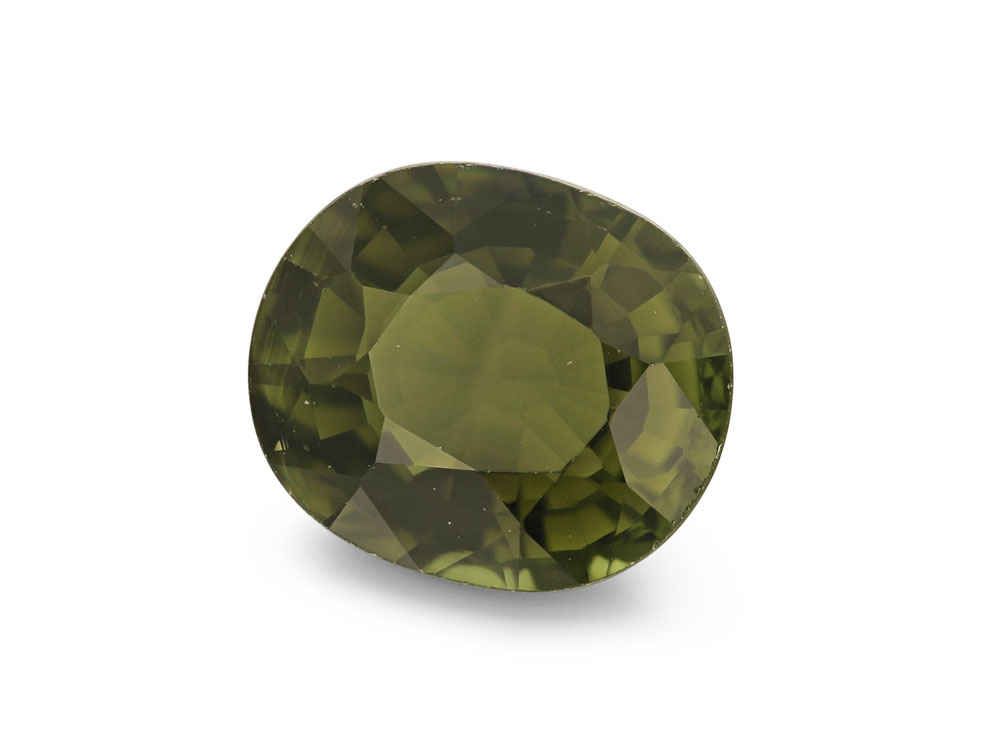 [UGVB0806X11] Tourmaline 7.9x6.7mm Oval Green