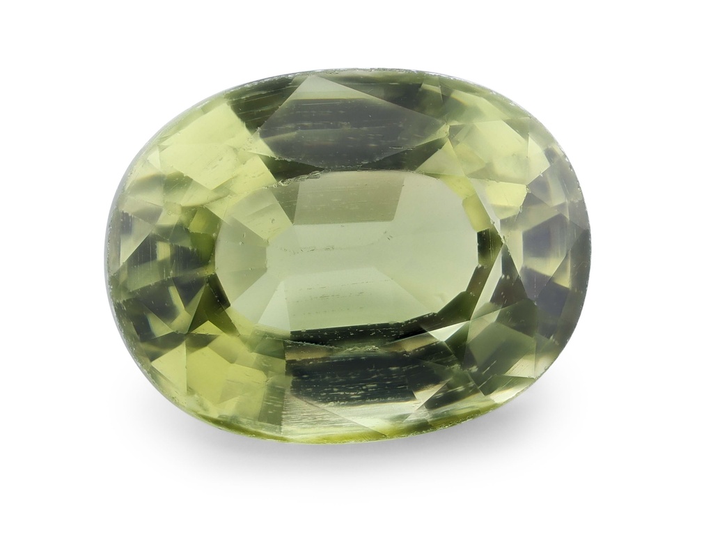 [UGVB0806X17] Green Tourmaline 7.6x5.8mm Oval