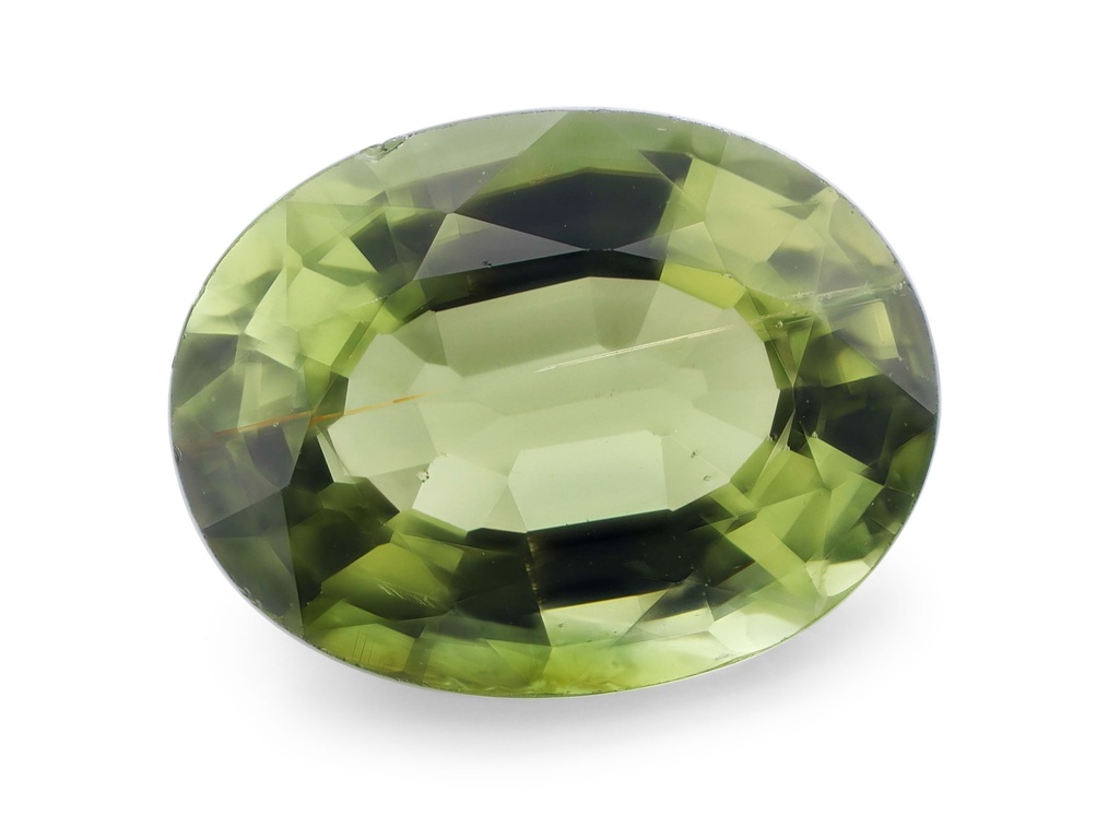 [UGVB0706X8] Green Tourmaline 7.3x5.6mm Oval