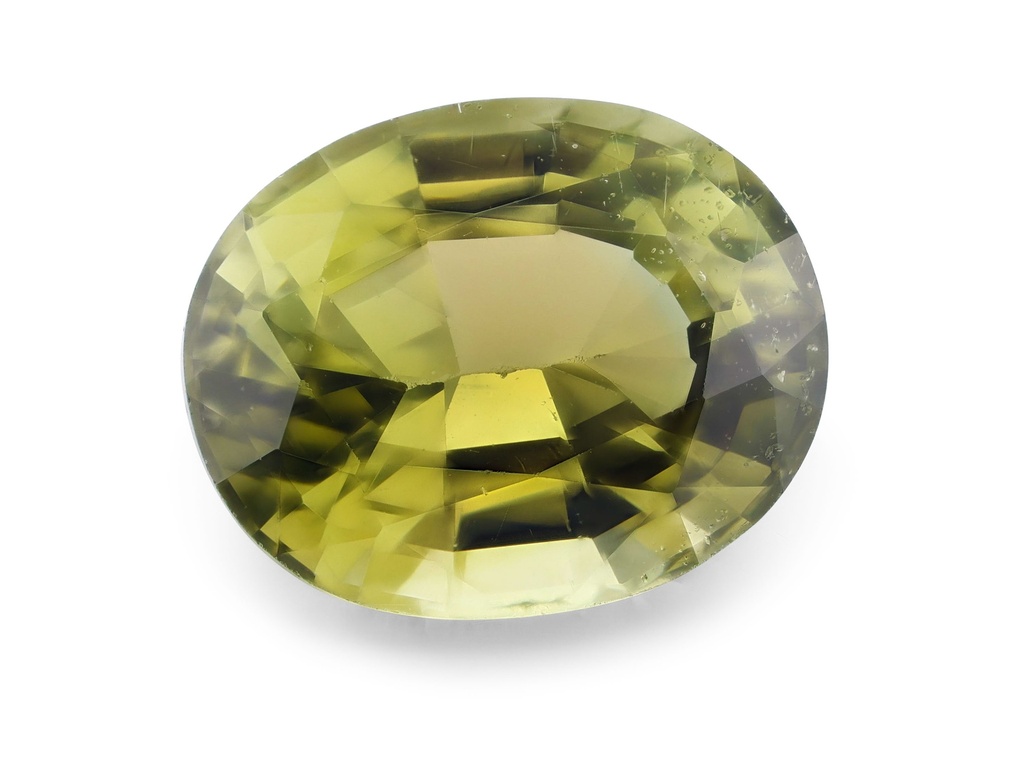 [UGVB0806X25] Green Tourmaline 7.9x6.35mm Oval