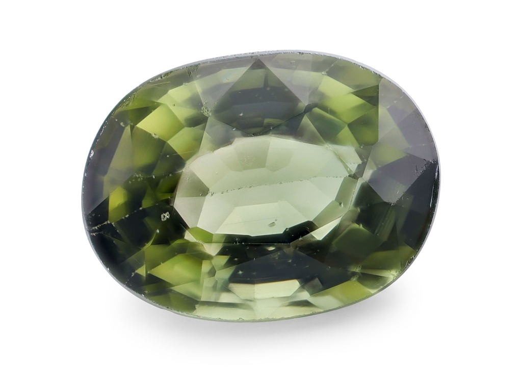[UGVB0706X1] Green Tourmaline 7.4x5.5mm Oval