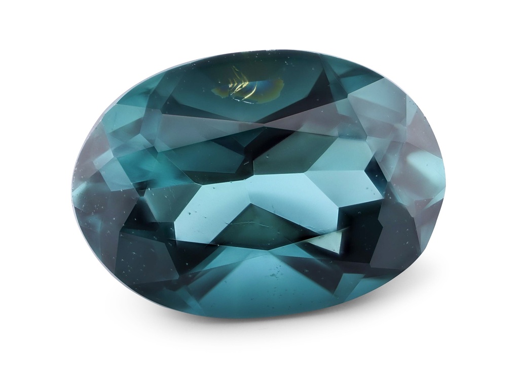 [UMVB0705X3] Blue Green Tourmaline 6.8x4.85mm Oval