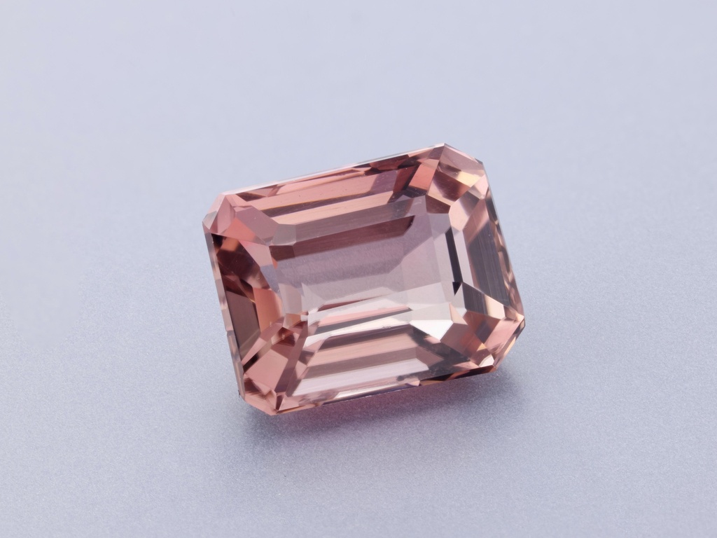 [UPOS0907X1] Pink Tourmaline 8.7x6.85mm Emerald Cut