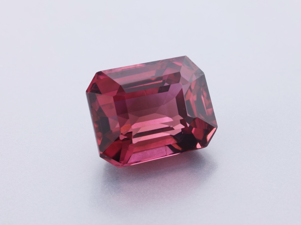 [UPOS0806X1] Pink Tourmaline 8.2x6.4mm Emerald Cut
