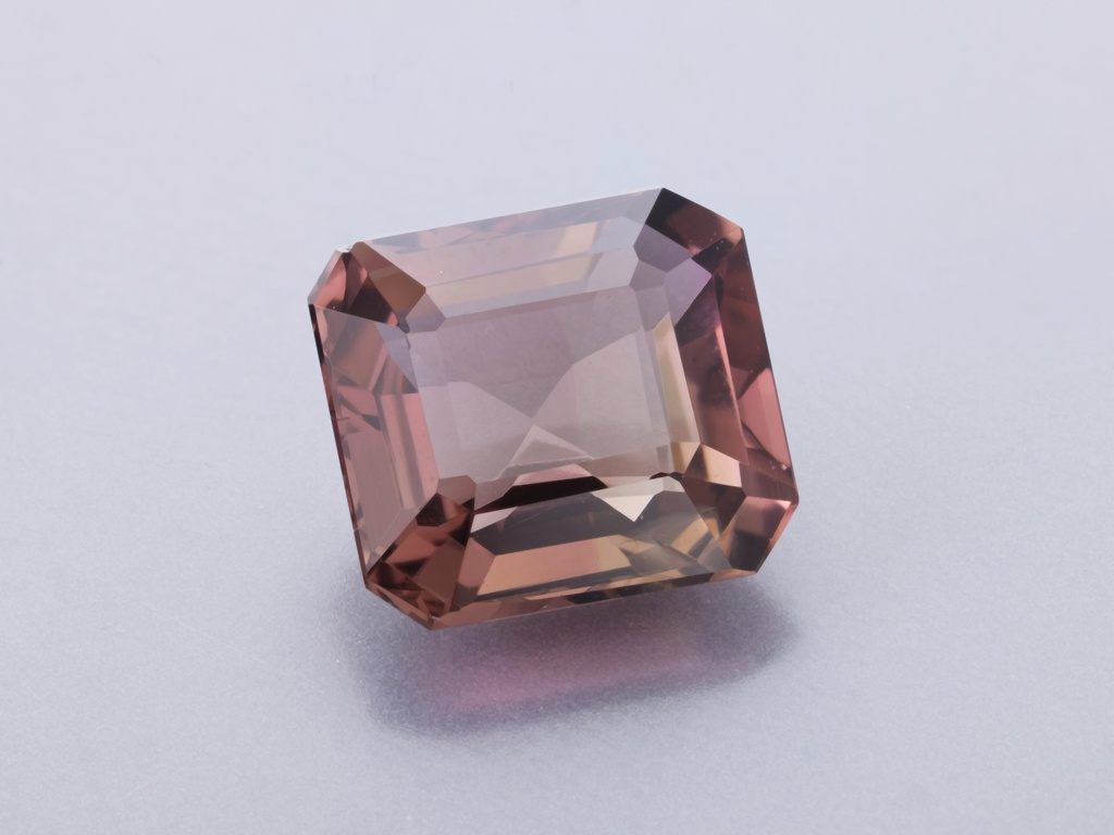 [UPOS0806X2] Pink Tourmaline 8.5x7.8mm Emerald Cut