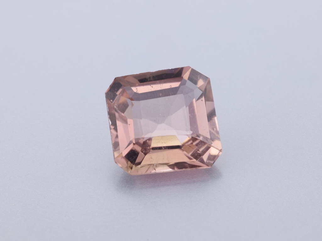 [UPOS0750X1] Pink Tourmaline 7.3x7.2mm Square Emerald Cut