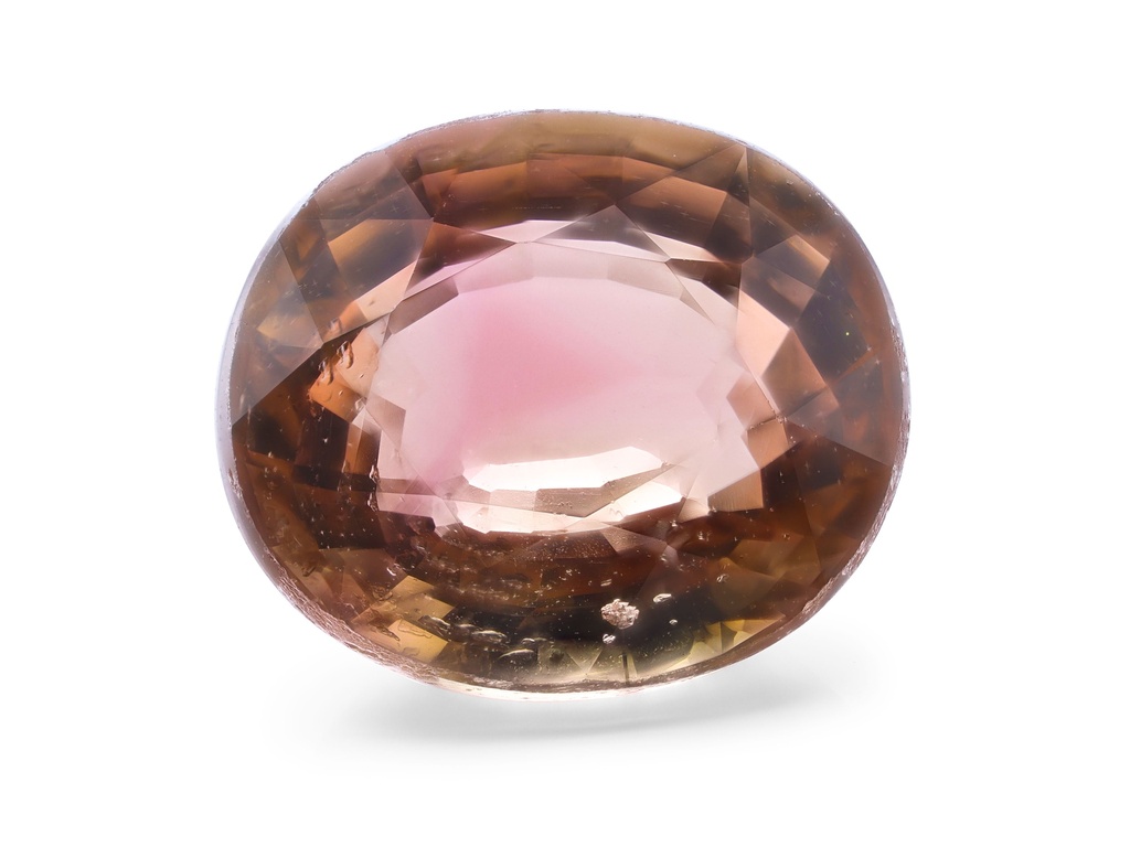 [UMVB0907X5] Peach Tourmaline 8.8x7.75mm Oval