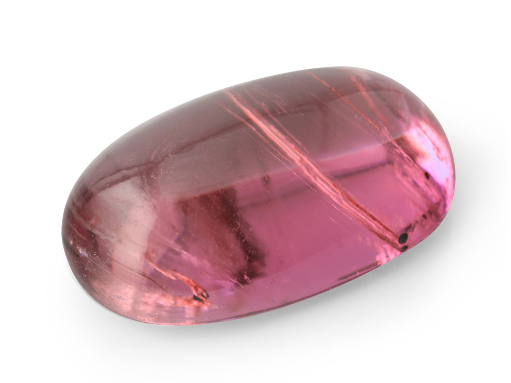 [UPVC1812X1] Pink Tourmaline 19.3x12.6mm Oval Cabochon