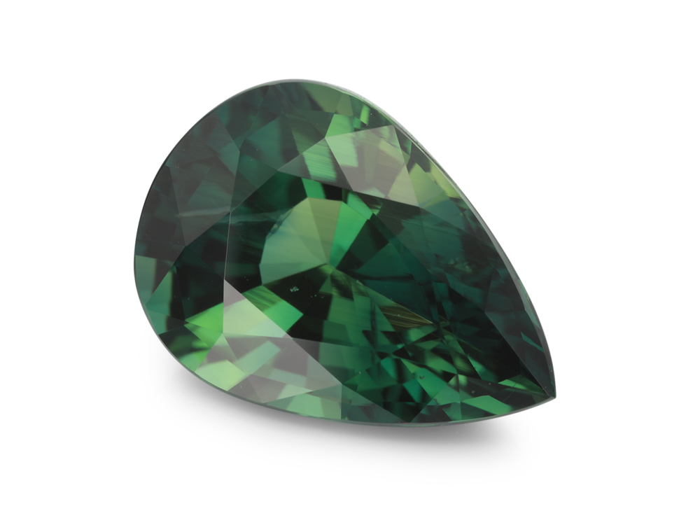 [SMPB1008X2] Sapphire 10.93 x 7.74 x 5.18mm Pear Shape Teal
