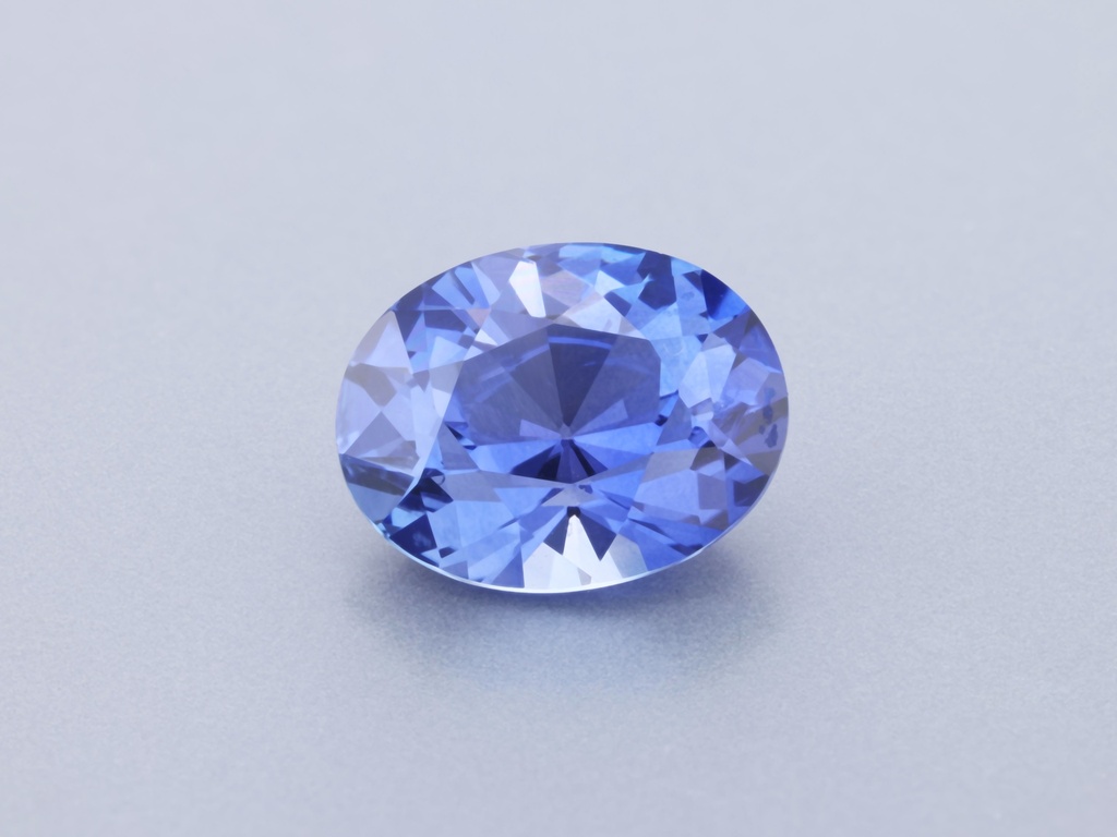 [SCVB0706X2] Ceylon Sapphire 7.6x6mm Oval Blue