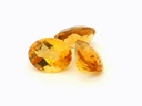 Citrine 9x7mm Oval Chequerboard