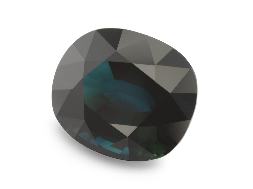 Australian Sapphire 12.15x10.3mm Cushion Teal