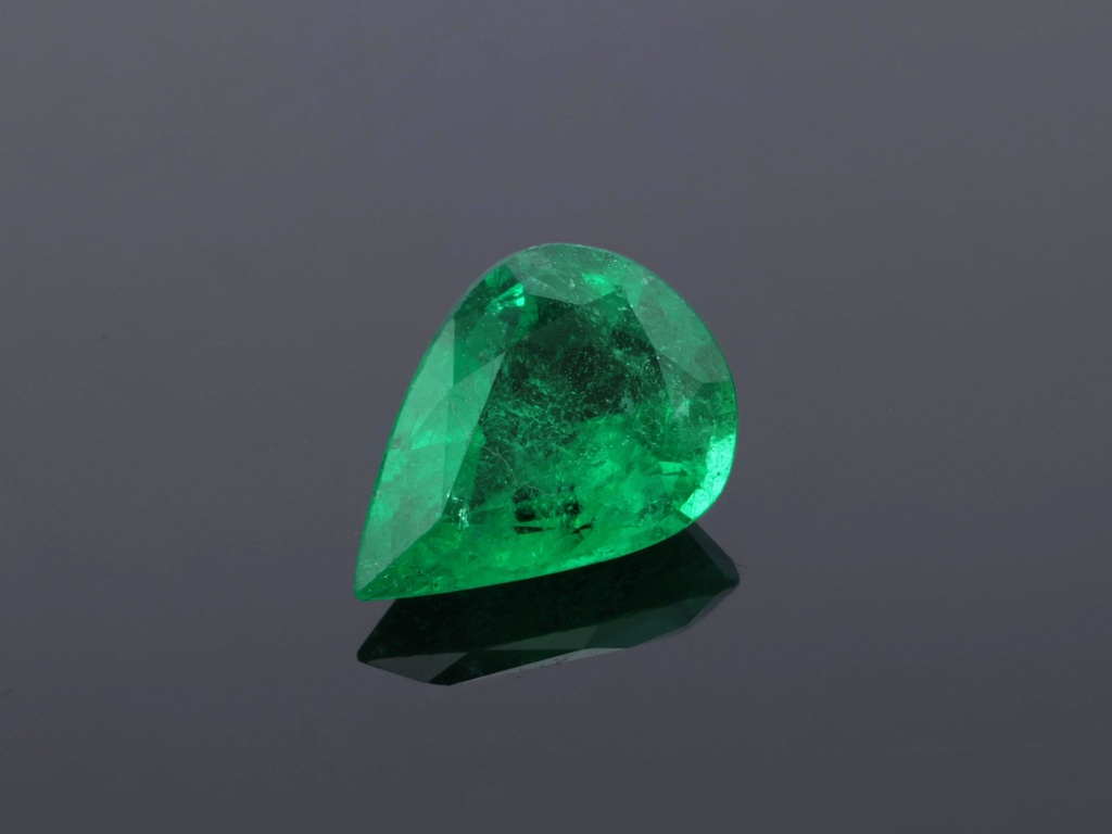 [BEPB0705X3] Zambian Emerald 7x5mm Pear Shape