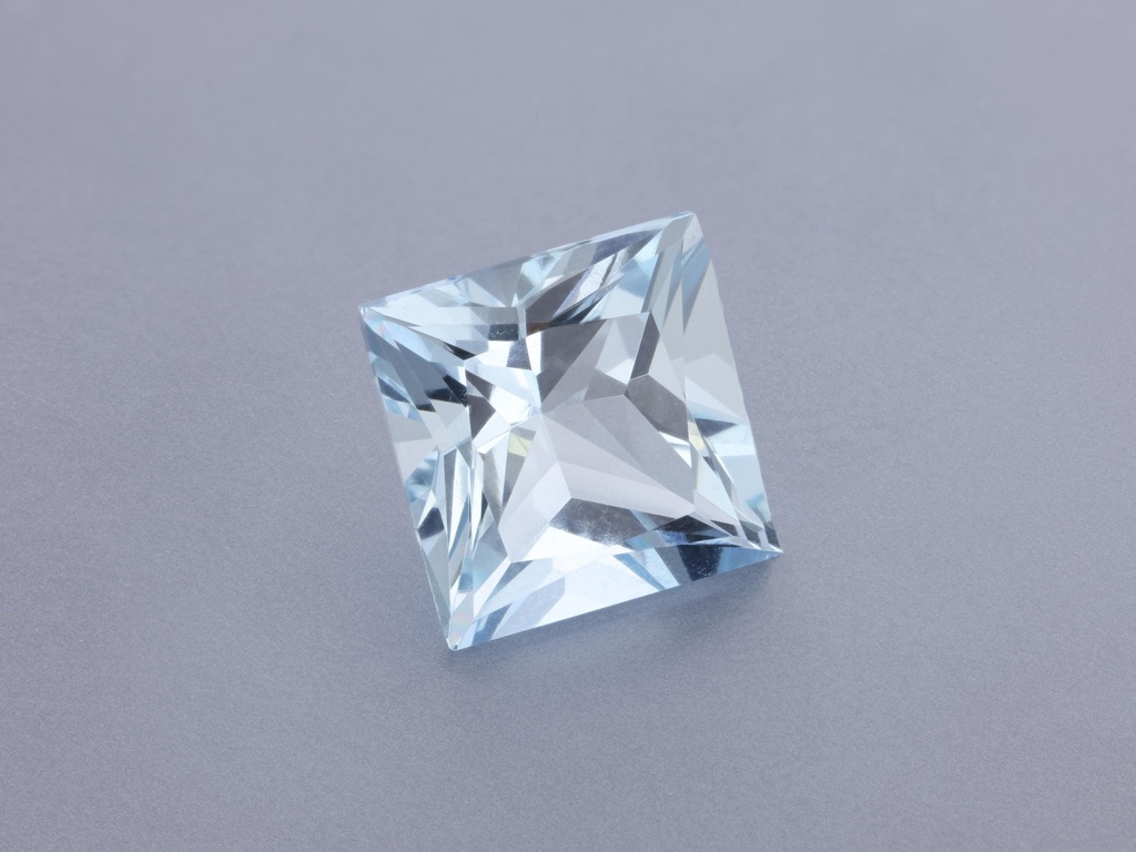 [BAQP0900X1] Aquamarine 9.00mm Princess Cut