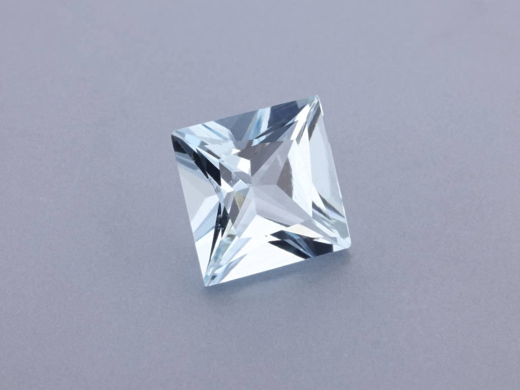 [BAQP0700X5] Aquamarine 7.00mm Princess Cut