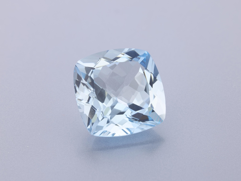 [BAAB1000X1] Aquamarine 10mm Square Cushion