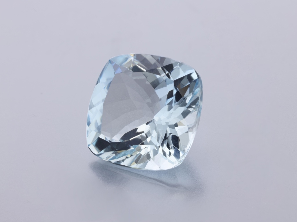 [BAAB1000X2] Aquamarine 10.2x10.1mm Square Cushion