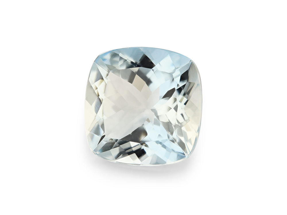 Aquamarine 10.2x10.1mm Square Cushion